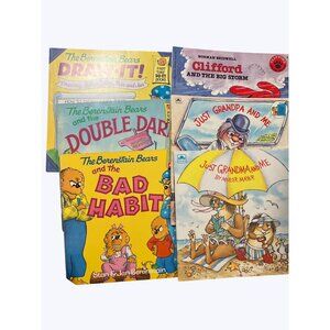 The Berenstain Bears Little Critter and Clifford Childrens Book Lot of 6